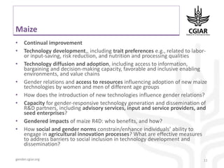 Pre-conference meeting. Gender Research Coordinators and Center Representatives