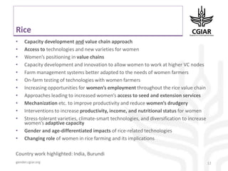 Pre-conference meeting. Gender Research Coordinators and Center Representatives