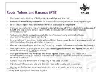 Pre-conference meeting. Gender Research Coordinators and Center Representatives
