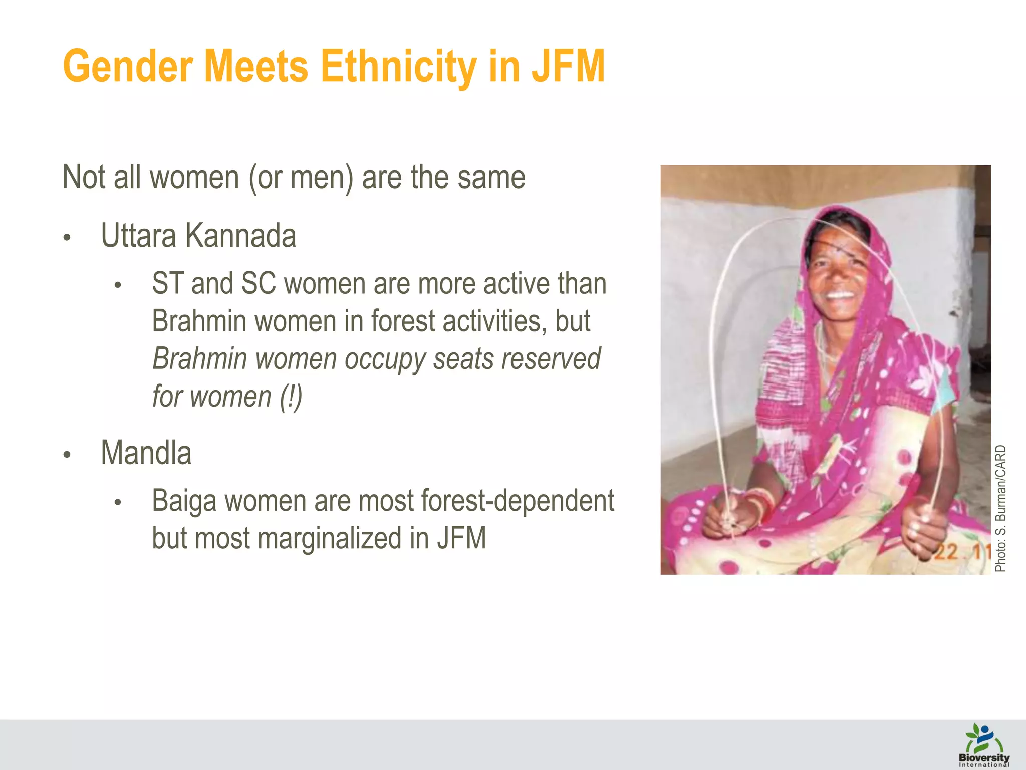 Unpacking ‘Gender’ in India’s Joint Forest Management Program: Lessons ...