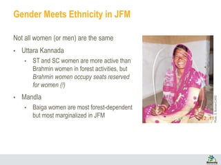 Unpacking ‘Gender’ in India’s Joint Forest Management Program: Lessons from two Indian states