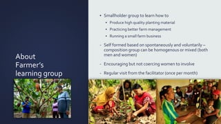 Filling the Gaps: Impacts of farmers group learning process on empowerment and gender equality in Sulawesi, Indonesia