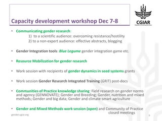 First annual scientific conference - overview