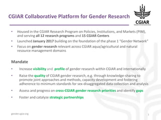 First annual scientific conference - overview