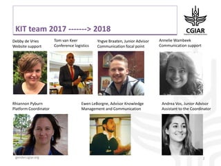 First annual scientific conference - overview