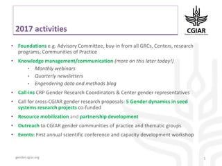 First annual scientific conference - overview