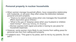 Property rights, women’s empowerment, and intersectionality in Nepal