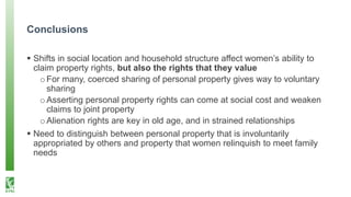 Property rights, women’s empowerment, and intersectionality in Nepal