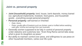 Property rights, women’s empowerment, and intersectionality in Nepal