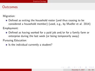 Migration responses to household income shocks: evidence from Kyrgyzstan