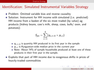 Migration responses to household income shocks: evidence from Kyrgyzstan