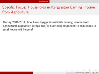 Migration responses to household income shocks: evidence from Kyrgyzstan