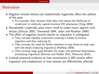 Migration responses to household income shocks: evidence from Kyrgyzstan