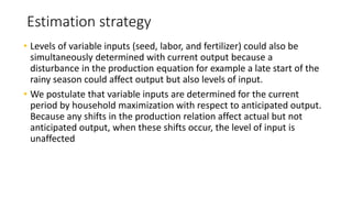 Empowerment, climate change adaptation, and agricultural production: evidence from Niger