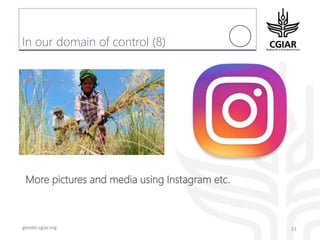 Gender platform communication and knowledge management: looking back 2017 - looking forward to 2018