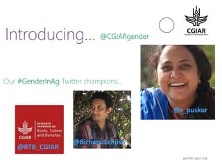 Gender platform communication and knowledge management: looking back 2017 - looking forward to 2018