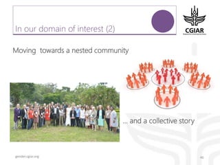 Gender platform communication and knowledge management: looking back 2017 - looking forward to 2018