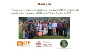 Gendered challenges in adapting to the state policy on organic potato farming, East Khasi Hills, Meghalaya, India