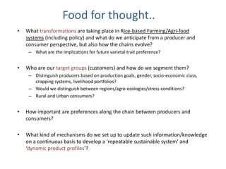 Understanding gendered rice varietal trait preferences: Case of stress tolerant rice in Odisha