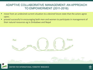 Getting a seat at the table: Strengthening women’s tenure rights and participation in community forestry in Uganda