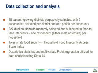 Does gender matter in effective management of plant disease epidemics? Insights from a survey among rural banana farming households in Uganda