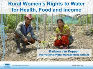 UN Women/FAO/IFAD/WFP Expert group meeting (Sept. 2017) summary report