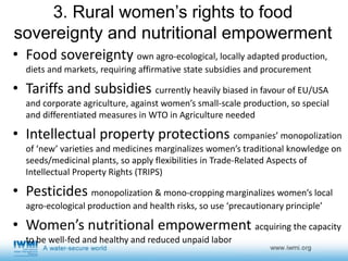 UN Women/FAO/IFAD/WFP Expert group meeting (Sept. 2017) summary report