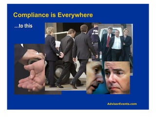 Compliance is Everywhere
…to this
 