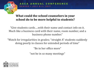 Spotlight Stigma and Barriers: Examining Secondary Students' Attitudes toward School Counseling
