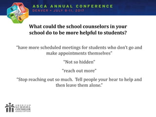 Spotlight Stigma and Barriers: Examining Secondary Students' Attitudes toward School Counseling