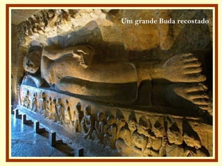 Um grande Buda recostado 