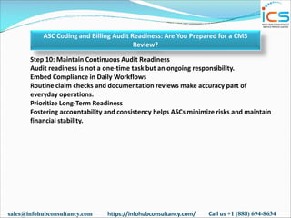 ASC Coding and Billing Audit Readiness Are You Prepared for a CMS ...
