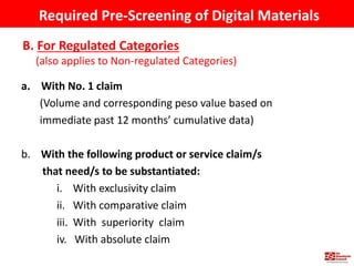 Ad Standards Council Digital Guidelines for Non-Regulated and Regulated Categories Slide 32
