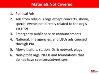 Ad Standards Council Digital Guidelines for Non-Regulated and Regulated Categories Slide 9