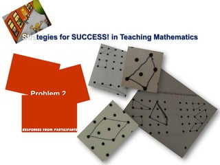 Strategies for SUCCESS! in Teaching Mathematics




    Problem 2



Responses from Participants
 