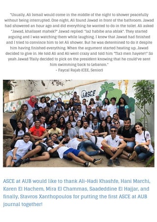 ASCE at AUB - Sri Lanka Journal