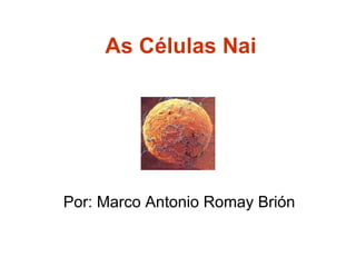 As Células Nai Por: Marco Antonio Romay Brión 