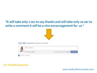"It will take only 2 sec to say thanks and will take only 10 sec to
 write a comment it will be a nice encouragement for u...
