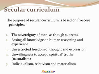 Secular Inner Course ISLAMIC INTEGRATED CURRICULUM | PPTX