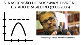 6. A ASCENSÃO DO SOFTWARE LIVRE NO
ESTADO BRASILEIRO (2003-2006)
O sociólogo Sérgio Amadeu da Silveira
 