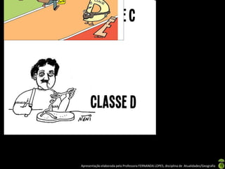 Apresentação elaborada pela Professora FERNANDA LOPES, disciplina de Atualidades/Geografia
 