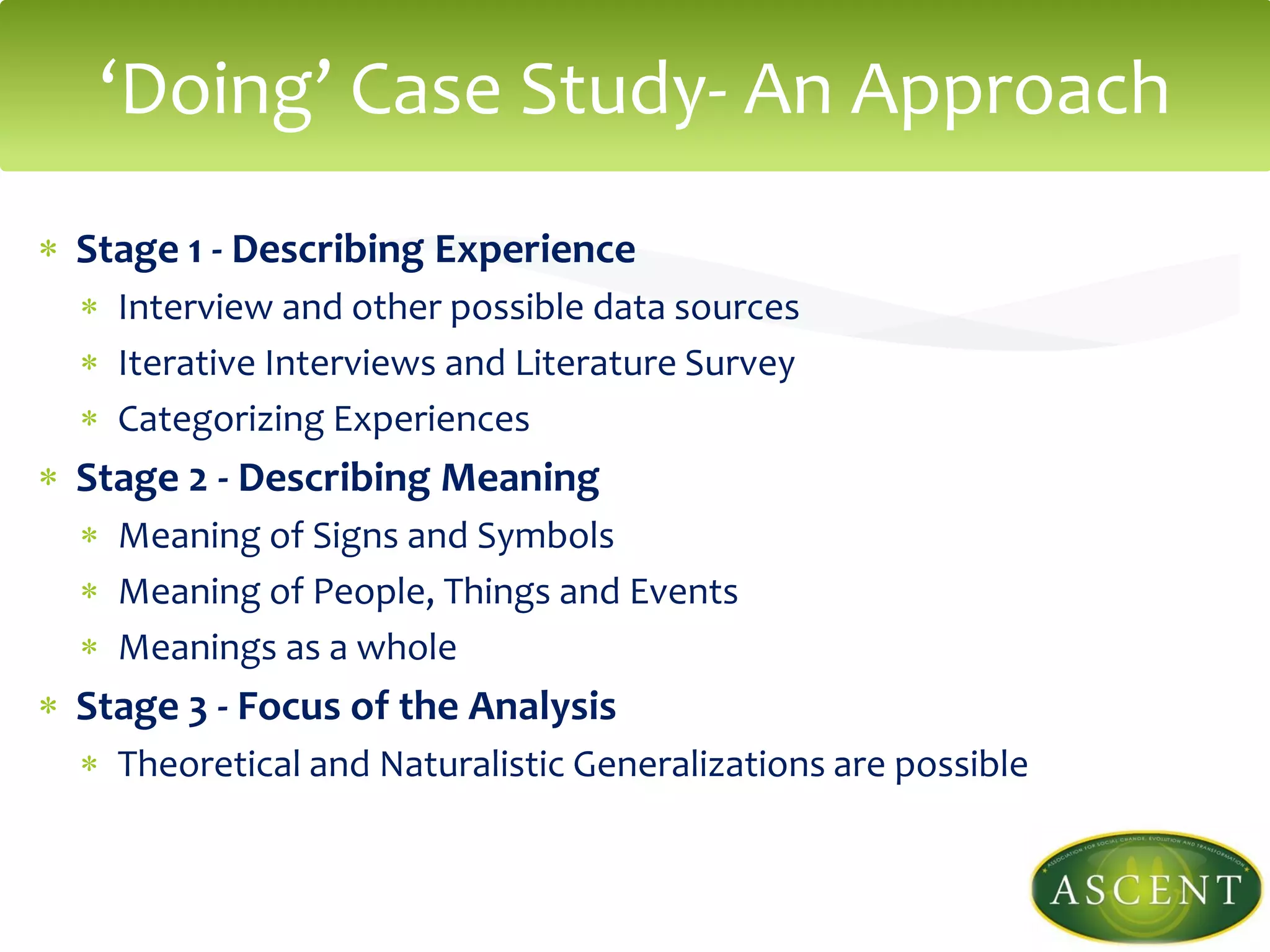 Case study in psychology | PDF