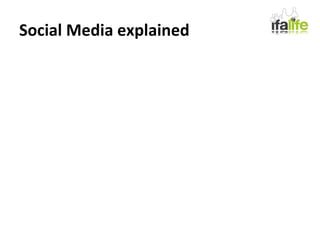 Social Media explained 