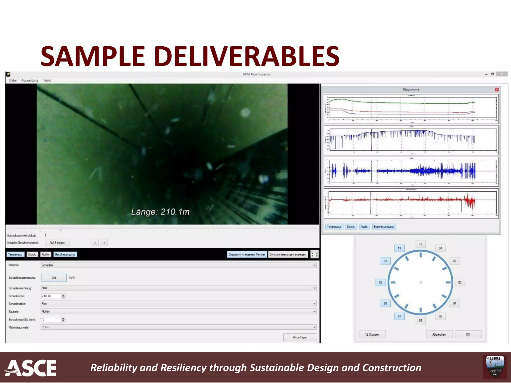 Reliability and Resiliency through Sustainable Design and Construction
SAMPLE DELIVERABLES
 