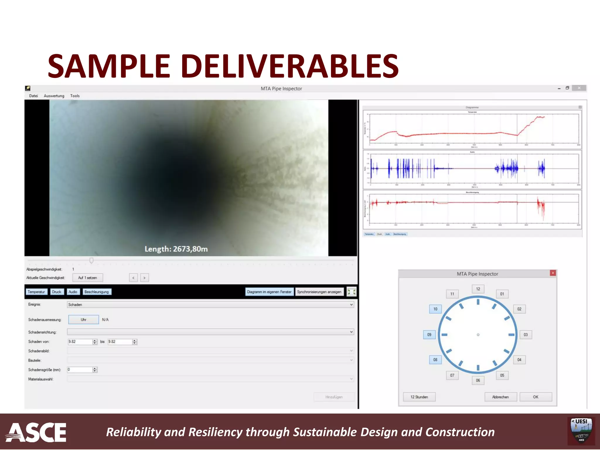 Reliability and Resiliency through Sustainable Design and Construction
SAMPLE DELIVERABLES
 
