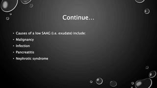 Ascetic or peritoneal fluid.pptx