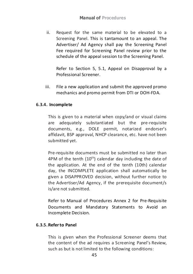 ad standards council philippines for responsible advertising guideb can you put up flyers without a permit