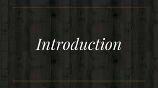 Introduction
 