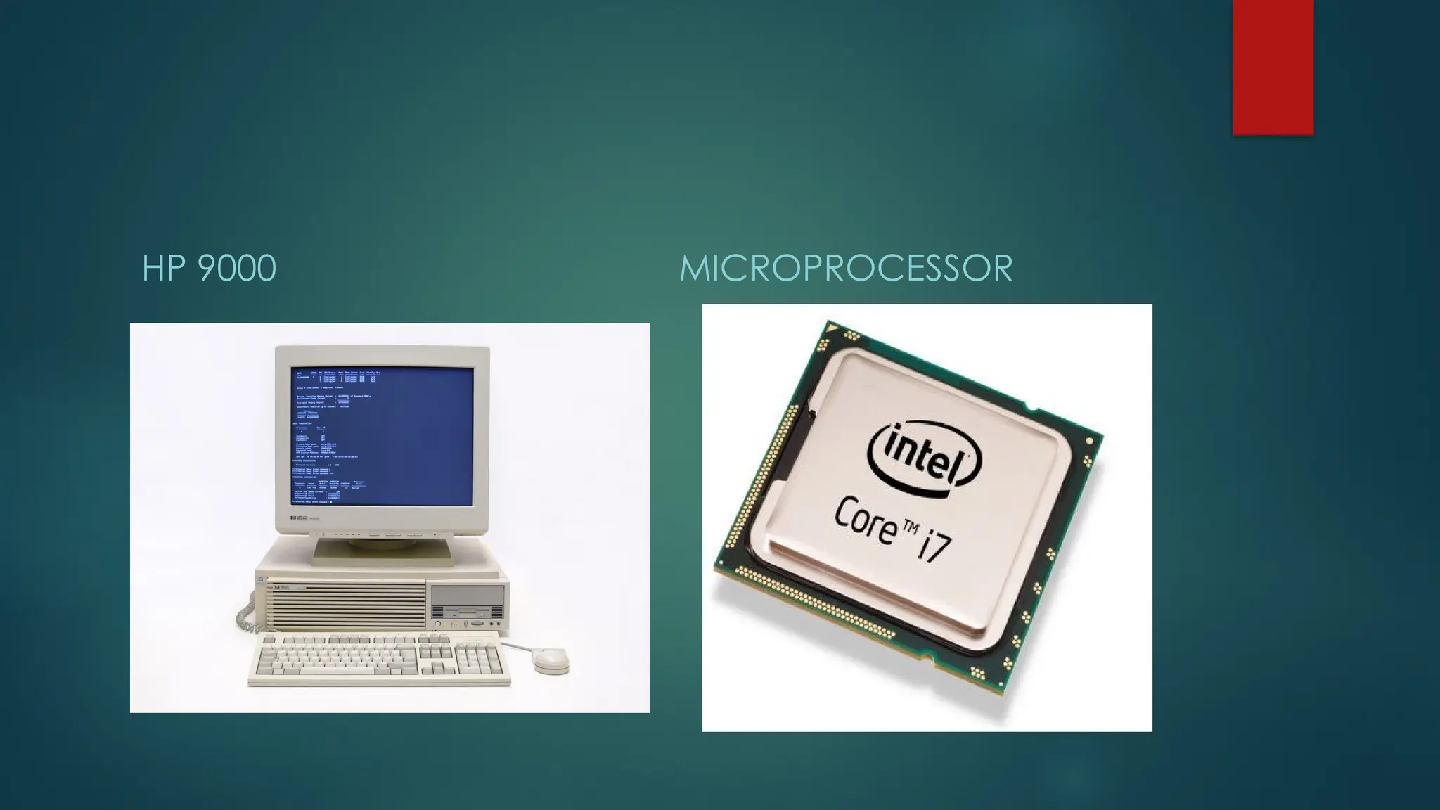 HP 9000 MICROPROCESSOR
 