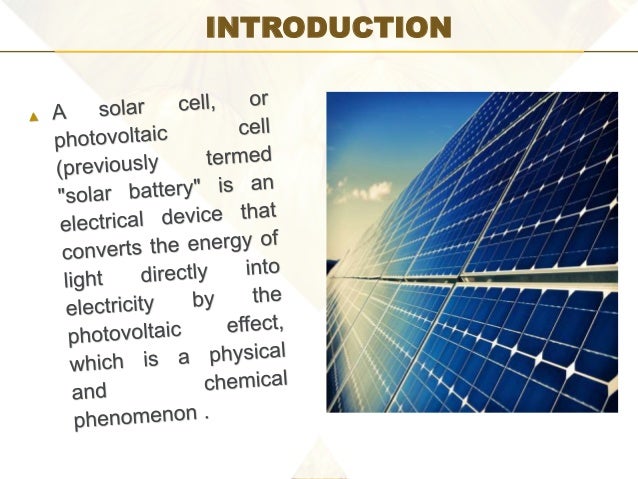 solarcell ppt